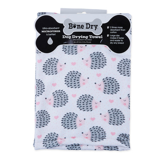 Cute Hedgehogs Printed Microfiber Drying Towel