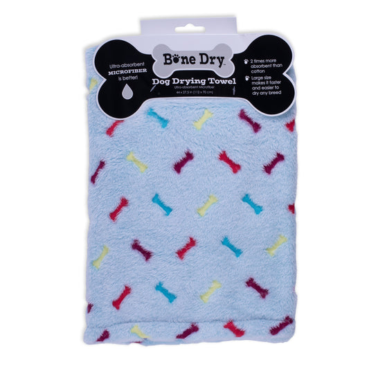 Blue Bones Burn Out Microfiber Pet Drying Towel