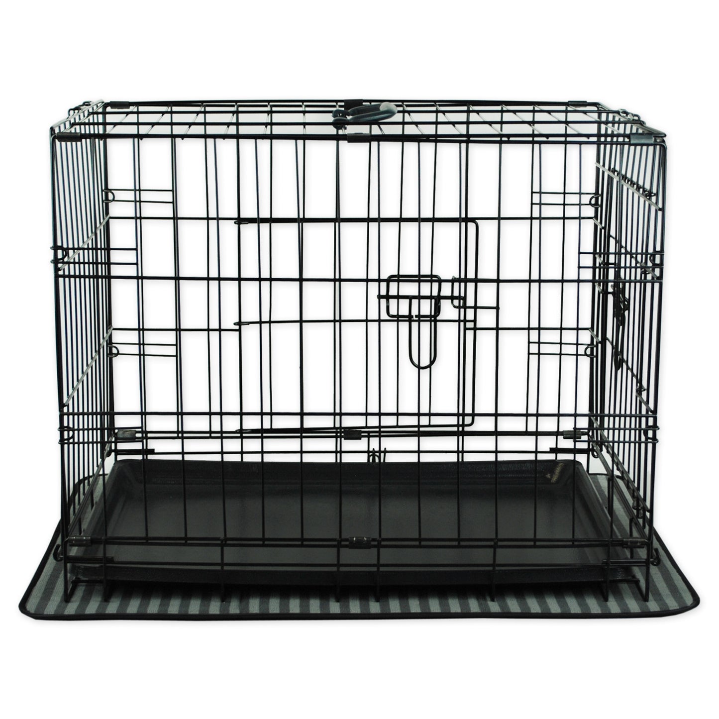 Bone Dry Pet Crate/Kennel Mat, Gray, X-large - 25x39"