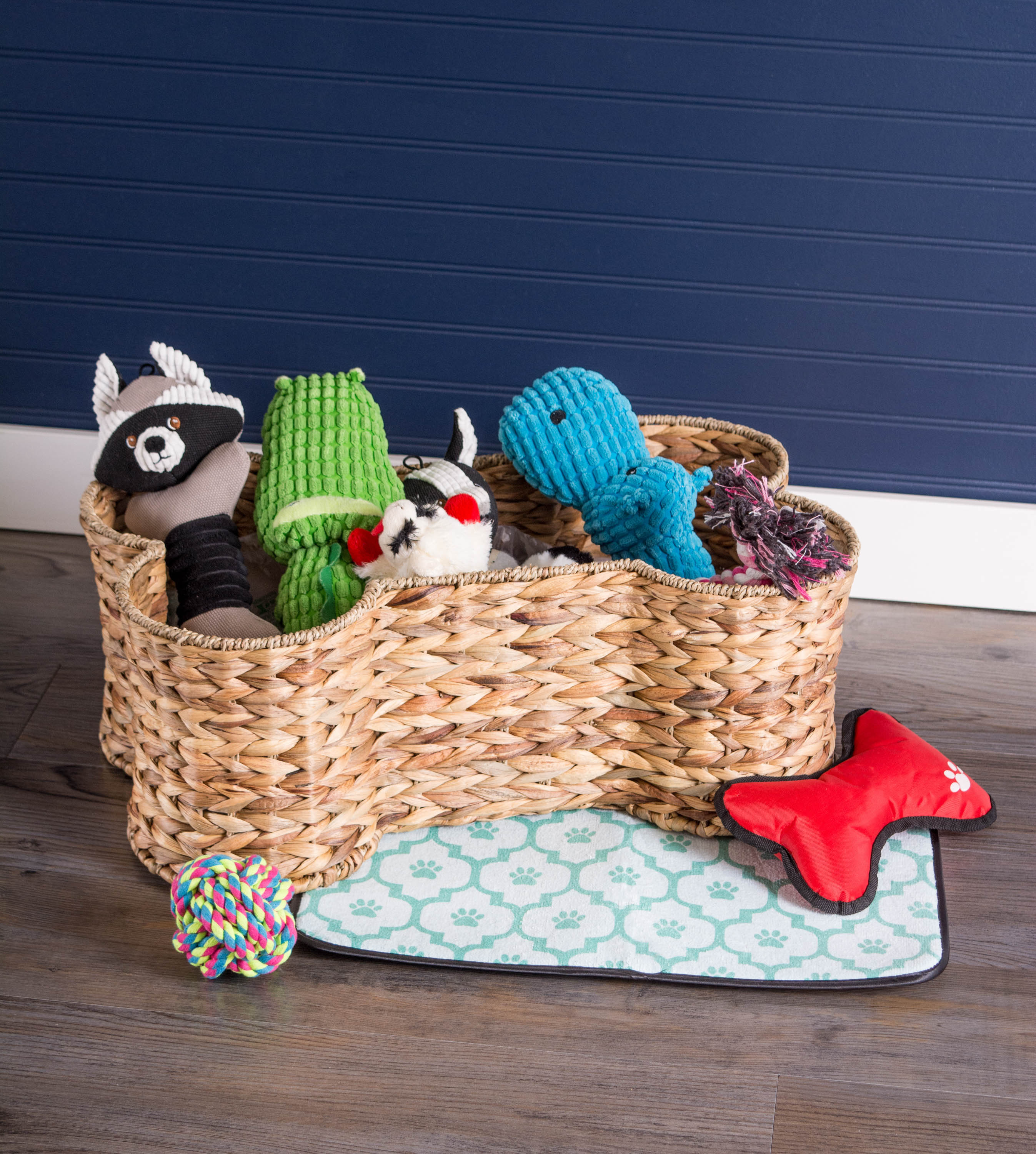 Bone shaped storage basket best sale