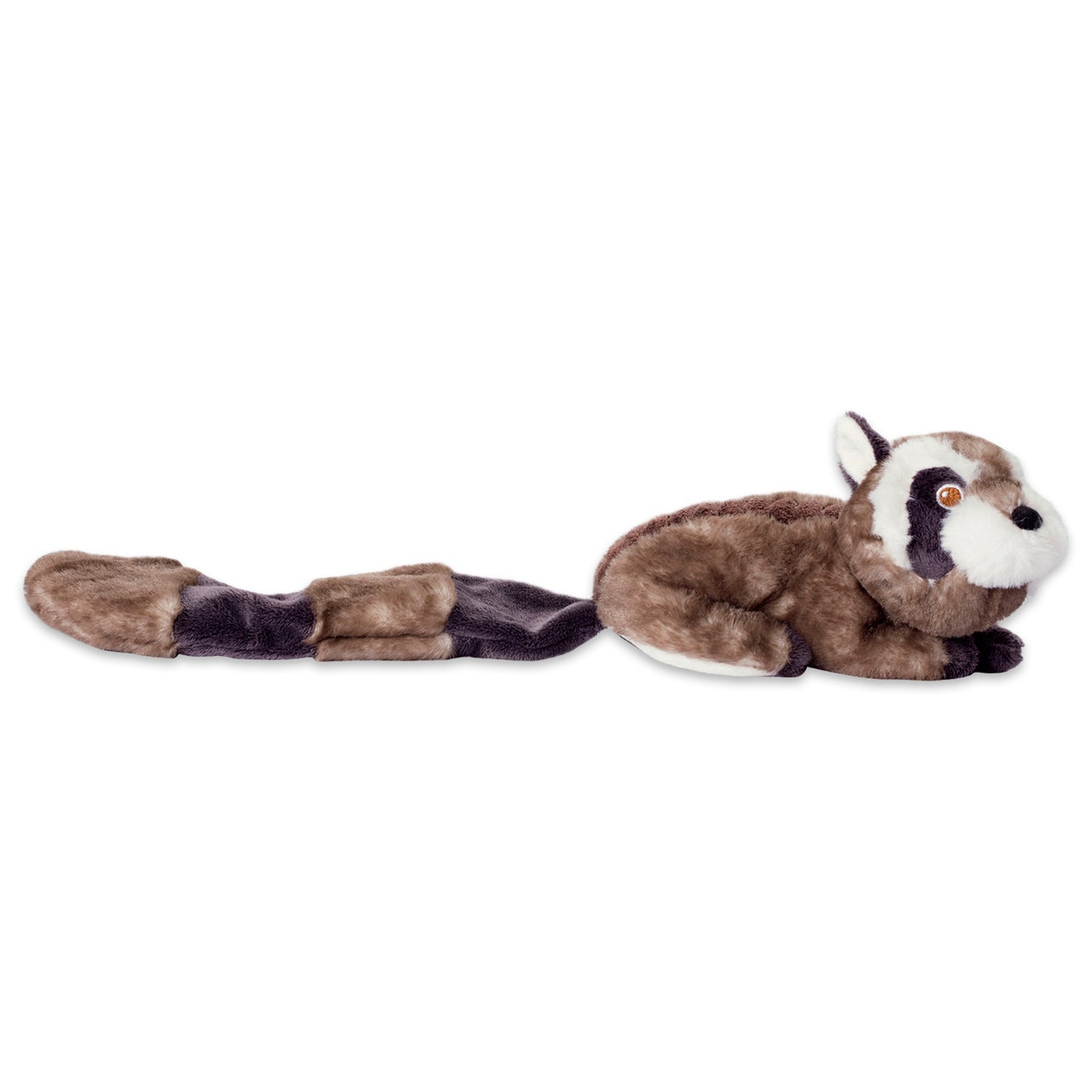 Squirrel & Raccoon Plush Squeaker Pet Toy Set of 2