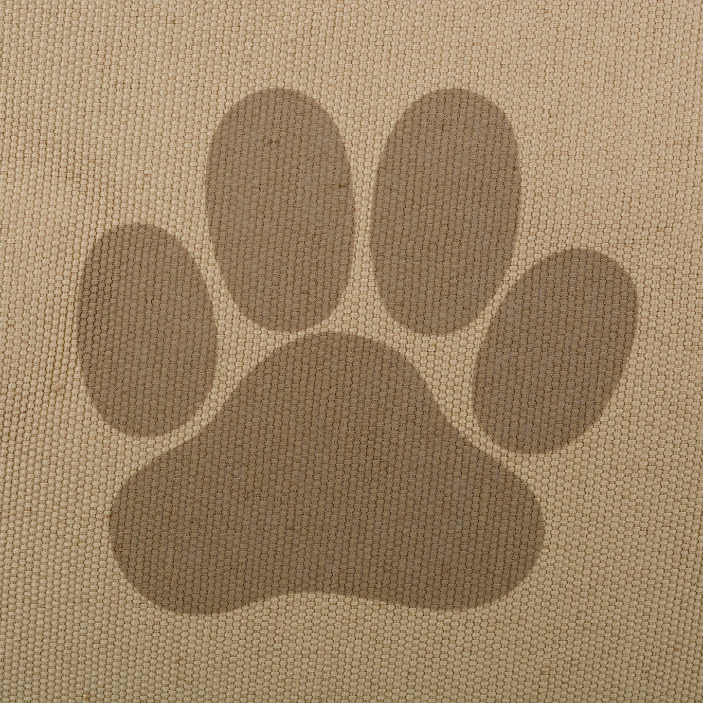 Bone Dry Collapsible Pet Storage Bin, Paw Print, Taupe, Small - 14x8x9"